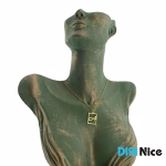 گردنبند طلا 18 عیار طرح حرف لاتین A (کد DN-P2660)