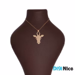گردنبند طلا 18 عیار طرح زرافه