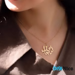 گردنبند طلا 18 عیار طرح شیدا