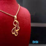 گردنبند طلا 18 عیار طرح طلا