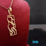 گردنبند طلا 18 عیار طرح عباس