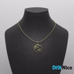 گردنبند طلا 18 عیار طرح عنکبوت