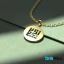 گردنبند طلا 18 عیار طرح محمد