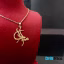 گردنبند طلا 18 عیار طرح ملودی
