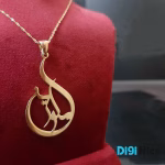 گردنبند طلا 18 عیار طرح ملورین