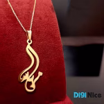 گردنبند طلا 18 عیار طرح مهسا