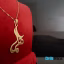 گردنبند طلا 18 عیار طرح هما