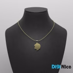 گردنبند طلا 18 عیار طرح پسر