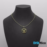 گردنبند طلا 18 عیار طرح گوزن