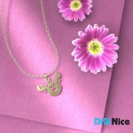 گردنبند طلا 18 عیار طرح گوزن
