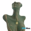 آویز گردنبند طلا 18 عیار طرح H (کد DN-P0546)