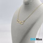 گردنبند طلا 18 عیار طرح LOVE