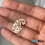 گردنبند طلا 18 عیار طرح بته جقه