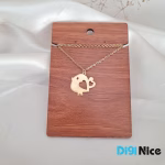 گردنبند طلا 18 عیار طرح جوجه