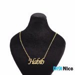 گردنبند طلا 18 عیار طرح حبیب