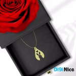 گردنبند طلا 18 عیار طرح خرگوش