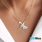 گردنبند طلا 18 عیار طرح مامان