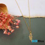 گردنبند طلا 18 عیار طرح محدثه