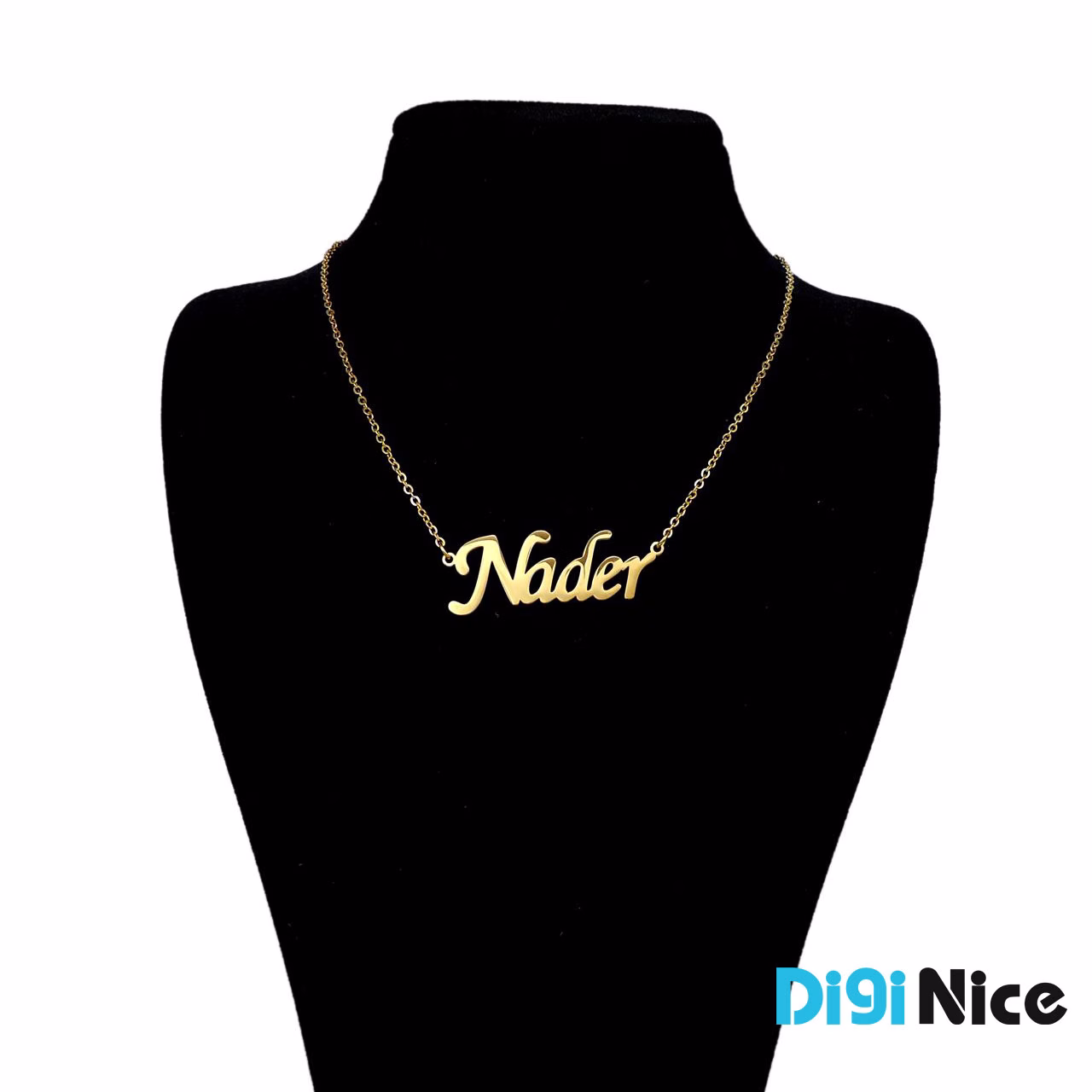 گردنبند طلا 18 عیار طرح Nader نادر