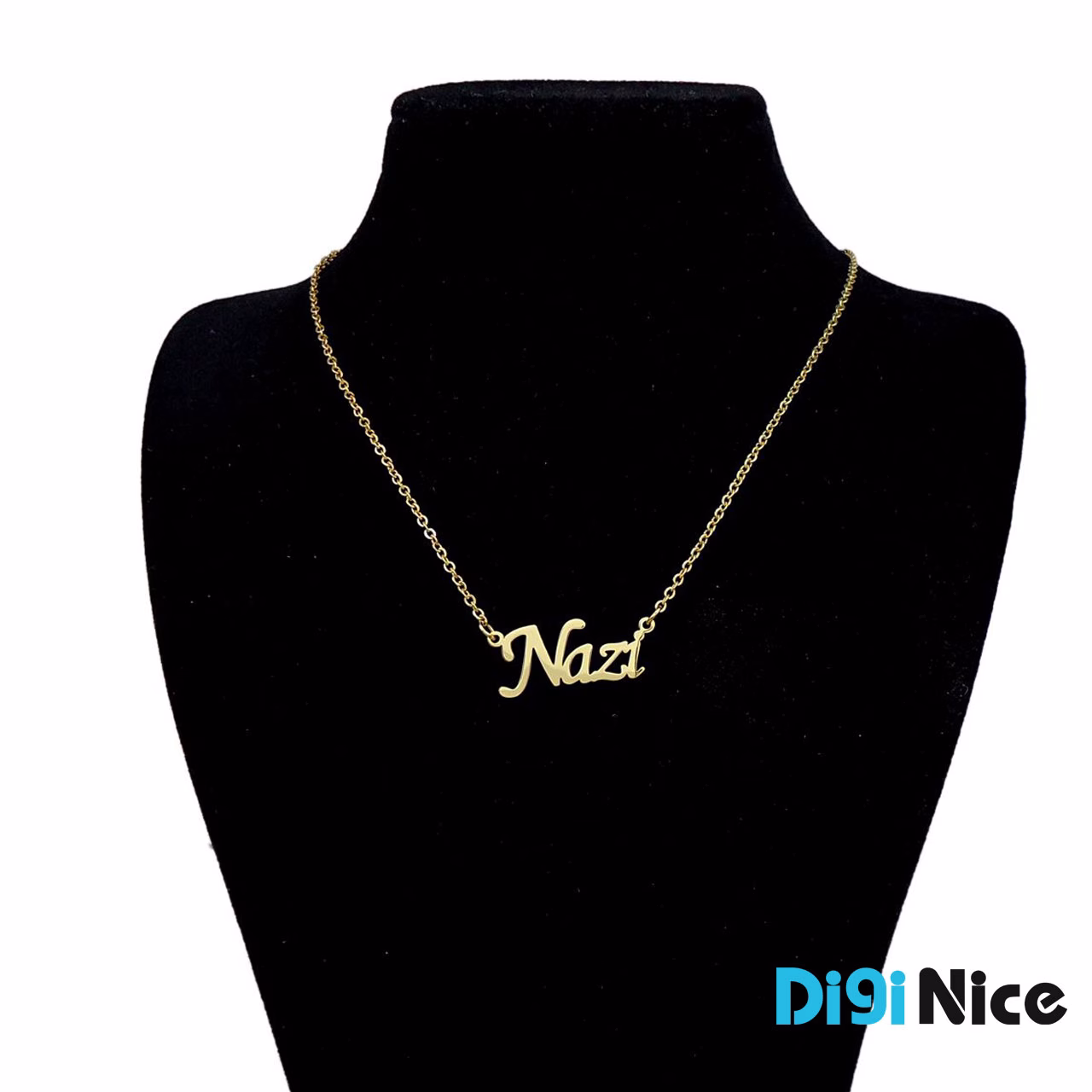 گردنبند طلا 18 عیار طرح Nazi نازی