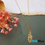 گردنبند طلا 18 عیار طرح ناهید