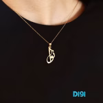 گردنبند طلا 18 عیار طرح نوا