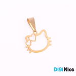گردنبند طلا 18 عیار طرح کیتی