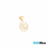 گردنبند طلا 18 عیار طرح گل