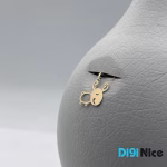 گردنبند طلا 18 عیار طرح گوسفند