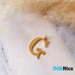 گردنبند طلا 18 عیار طرح G
