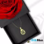 گردنبند طلا 18 عیار طرح LOVE