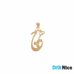 گردنبند طلا 18 عیار طرح هیچ