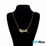 گردنبند طلا 18 عیار طرح روناک