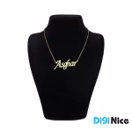 گردنبند طلا 18 عیار طرح اصغر