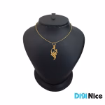 گردنبند طلا 18 عیار طرح ثمین