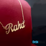 گردنبند طلا 18 عیار طرح رها