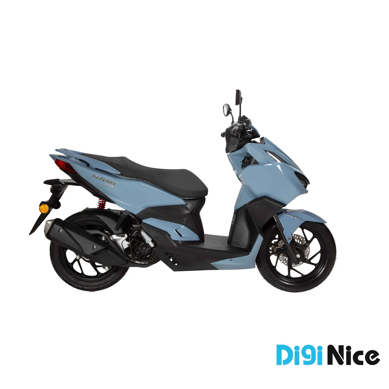 موتور سیکلت نامی مدل Vario CL150 رنگ آبی- نمای بغل