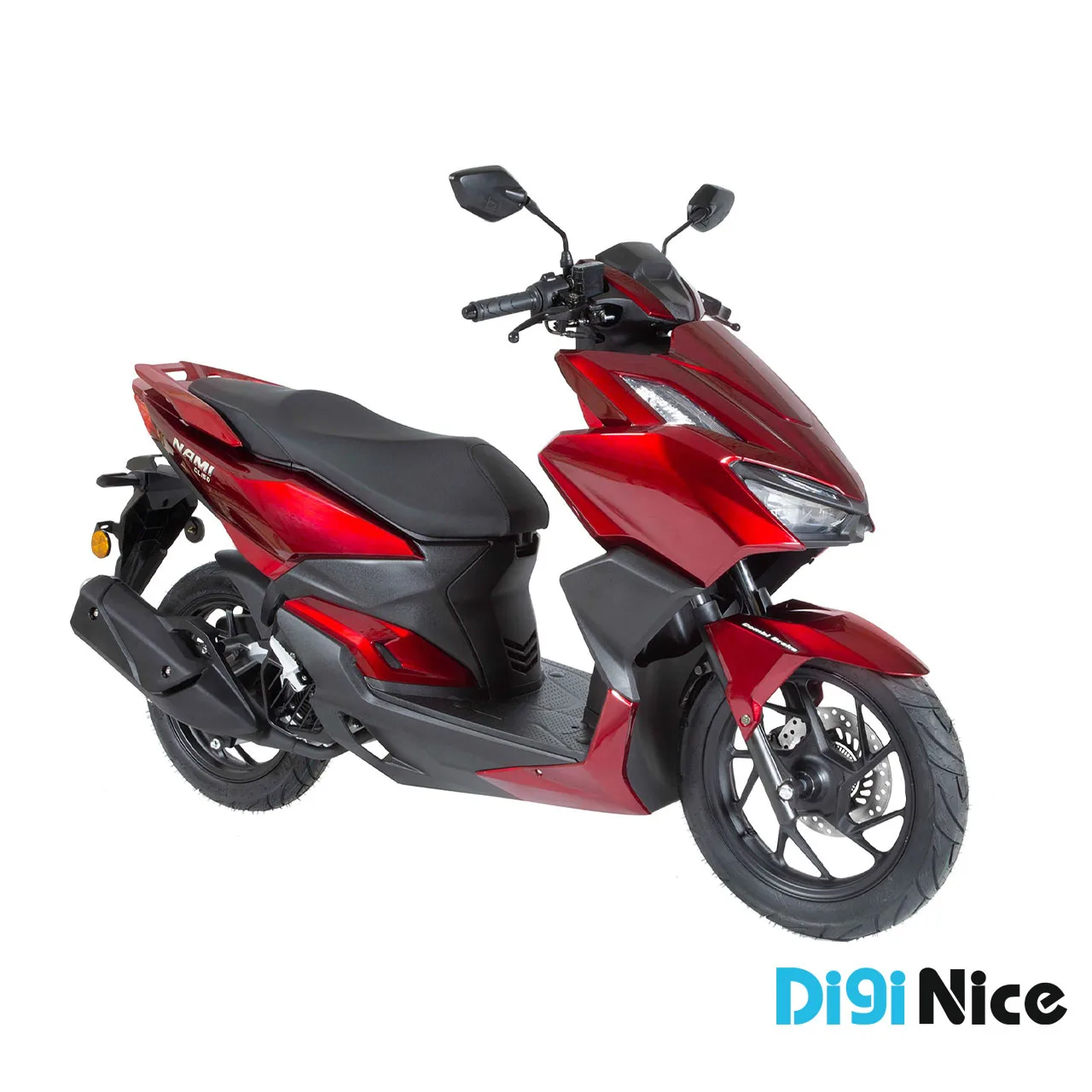 موتور سیکلت نامی مدل Vario CL150 رنگ قرمز- نمای جلو