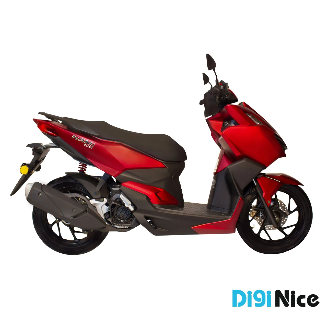 موتور سیکلت نامی مدل Vario CL150 رنگ قرمز- نمای بغل