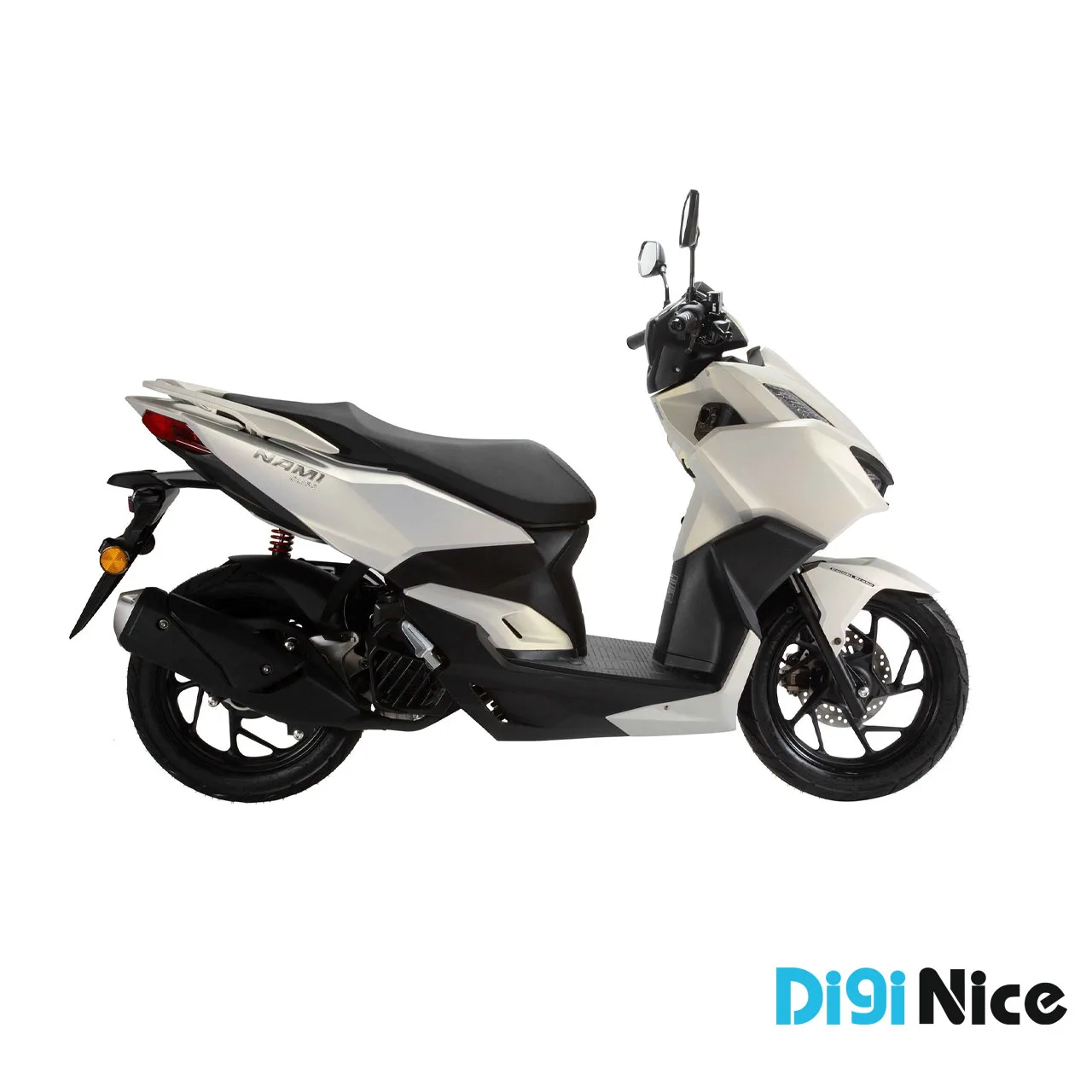 موتور سیکلت نامی مدل Vario CL150 رنگ سفید- نمای بغل